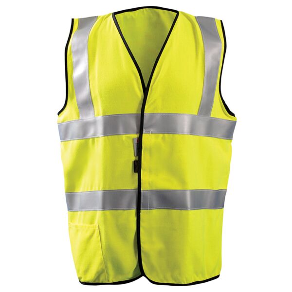 Men's High Visibility Classic Solid Standard Safety Vest Thumbnail