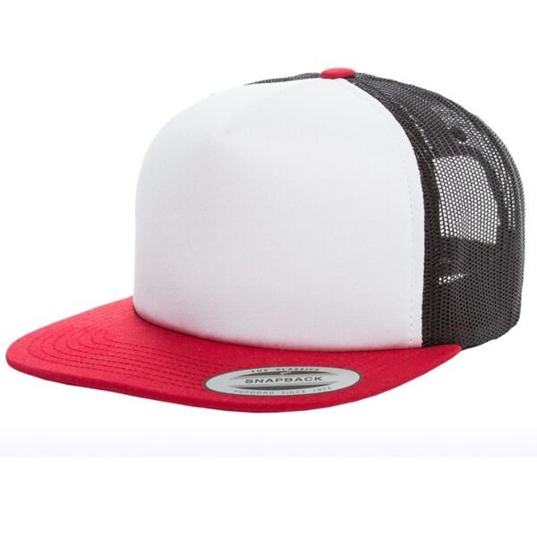 Flat Bill Foam Trucker Cap Thumbnail