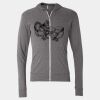 Triblend Lightweight Full-Zip Hooded Long Sleeve Tee Thumbnail