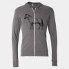 Triblend Lightweight Full-Zip Hooded Long Sleeve Tee Thumbnail