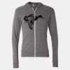 Triblend Lightweight Full-Zip Hooded Long Sleeve Tee Thumbnail