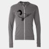 Triblend Lightweight Full-Zip Hooded Long Sleeve Tee Thumbnail