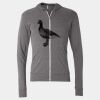 Triblend Lightweight Full-Zip Hooded Long Sleeve Tee Thumbnail