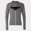 Triblend Lightweight Full-Zip Hooded Long Sleeve Tee Thumbnail