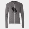 Triblend Lightweight Full-Zip Hooded Long Sleeve Tee Thumbnail