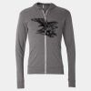 Triblend Lightweight Full-Zip Hooded Long Sleeve Tee Thumbnail