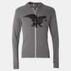 Triblend Lightweight Full-Zip Hooded Long Sleeve Tee Thumbnail