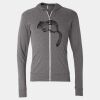 Triblend Lightweight Full-Zip Hooded Long Sleeve Tee Thumbnail