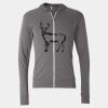 Triblend Lightweight Full-Zip Hooded Long Sleeve Tee Thumbnail