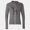 Triblend Lightweight Full-Zip Hooded Long Sleeve Tee Thumbnail