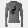 Triblend Lightweight Full-Zip Hooded Long Sleeve Tee Thumbnail