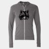 Triblend Lightweight Full-Zip Hooded Long Sleeve Tee Thumbnail