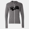 Triblend Lightweight Full-Zip Hooded Long Sleeve Tee Thumbnail