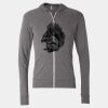 Triblend Lightweight Full-Zip Hooded Long Sleeve Tee Thumbnail