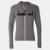 Triblend Lightweight Full-Zip Hooded Long Sleeve Tee Thumbnail