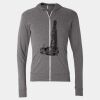 Triblend Lightweight Full-Zip Hooded Long Sleeve Tee Thumbnail