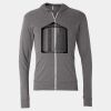 Triblend Lightweight Full-Zip Hooded Long Sleeve Tee Thumbnail