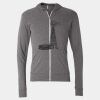 Triblend Lightweight Full-Zip Hooded Long Sleeve Tee Thumbnail