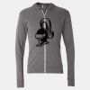 Triblend Lightweight Full-Zip Hooded Long Sleeve Tee Thumbnail