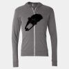 Triblend Lightweight Full-Zip Hooded Long Sleeve Tee Thumbnail