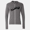 Triblend Lightweight Full-Zip Hooded Long Sleeve Tee Thumbnail