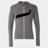 Triblend Lightweight Full-Zip Hooded Long Sleeve Tee Thumbnail