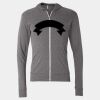 Triblend Lightweight Full-Zip Hooded Long Sleeve Tee Thumbnail