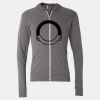 Triblend Lightweight Full-Zip Hooded Long Sleeve Tee Thumbnail