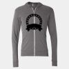 Triblend Lightweight Full-Zip Hooded Long Sleeve Tee Thumbnail