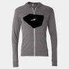 Triblend Lightweight Full-Zip Hooded Long Sleeve Tee Thumbnail