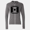 Triblend Lightweight Full-Zip Hooded Long Sleeve Tee Thumbnail