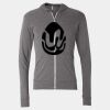 Triblend Lightweight Full-Zip Hooded Long Sleeve Tee Thumbnail