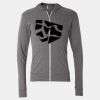 Triblend Lightweight Full-Zip Hooded Long Sleeve Tee Thumbnail