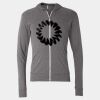 Triblend Lightweight Full-Zip Hooded Long Sleeve Tee Thumbnail