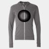 Triblend Lightweight Full-Zip Hooded Long Sleeve Tee Thumbnail