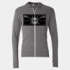 Triblend Lightweight Full-Zip Hooded Long Sleeve Tee Thumbnail