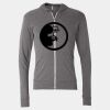 Triblend Lightweight Full-Zip Hooded Long Sleeve Tee Thumbnail