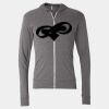 Triblend Lightweight Full-Zip Hooded Long Sleeve Tee Thumbnail