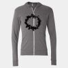 Triblend Lightweight Full-Zip Hooded Long Sleeve Tee Thumbnail