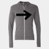 Triblend Lightweight Full-Zip Hooded Long Sleeve Tee Thumbnail