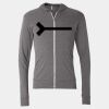 Triblend Lightweight Full-Zip Hooded Long Sleeve Tee Thumbnail