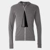 Triblend Lightweight Full-Zip Hooded Long Sleeve Tee Thumbnail