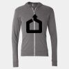 Triblend Lightweight Full-Zip Hooded Long Sleeve Tee Thumbnail