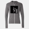 Triblend Lightweight Full-Zip Hooded Long Sleeve Tee Thumbnail