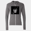 Triblend Lightweight Full-Zip Hooded Long Sleeve Tee Thumbnail