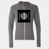 Triblend Lightweight Full-Zip Hooded Long Sleeve Tee Thumbnail