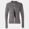 Triblend Lightweight Full-Zip Hooded Long Sleeve Tee Thumbnail