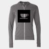 Triblend Lightweight Full-Zip Hooded Long Sleeve Tee Thumbnail