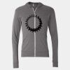 Triblend Lightweight Full-Zip Hooded Long Sleeve Tee Thumbnail