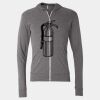 Triblend Lightweight Full-Zip Hooded Long Sleeve Tee Thumbnail